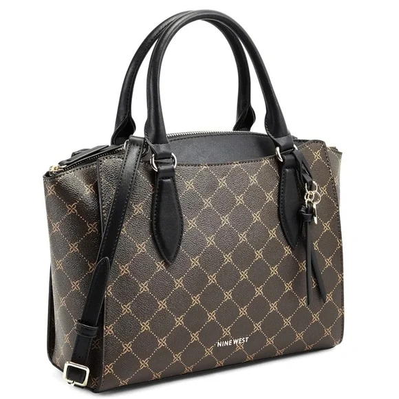 NWT Nine West Jet Set Paisley Tote Crossbody Shoulder Bag - Picture 3 of 12